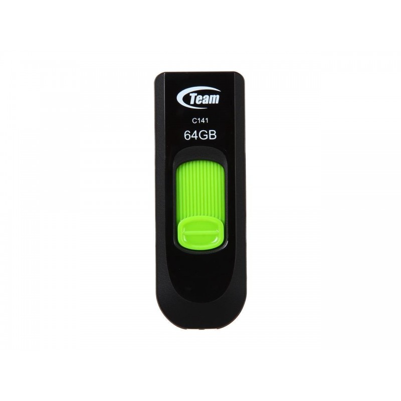 USB памет Team Group C141 64GB, USB 2.0, Зелен-TC14164GG01