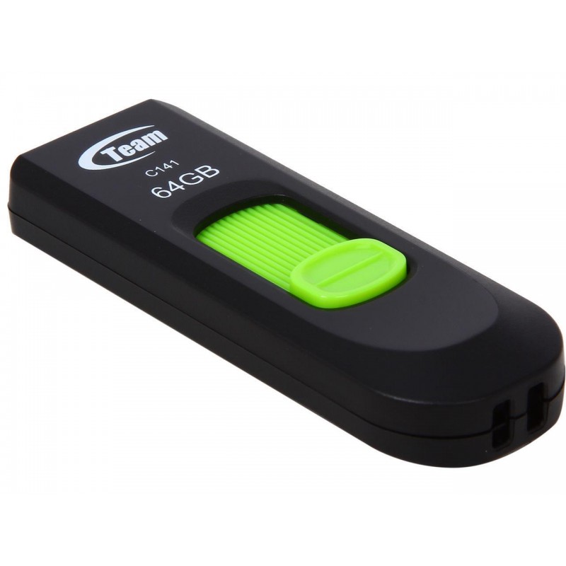 USB памет Team Group C141 64GB, USB 2.0, Зелен-TC14164GG01