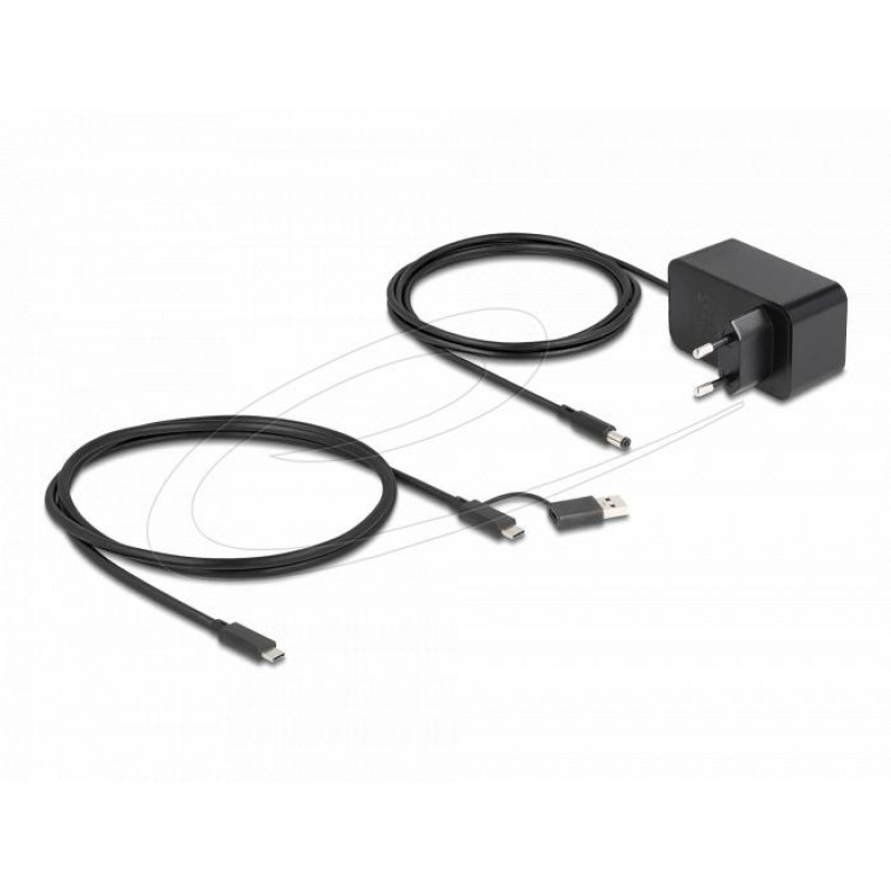 Delock 7 портов USB хъб с 3 порта 10 Gbps и 4 Портове за бързо зареждане 5 Gbps сс