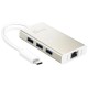 Хъб 3-портов J5create JCH471, USB-C 3.1, USB-A 3.0, Gigabit Ethernet, J5-JCH471