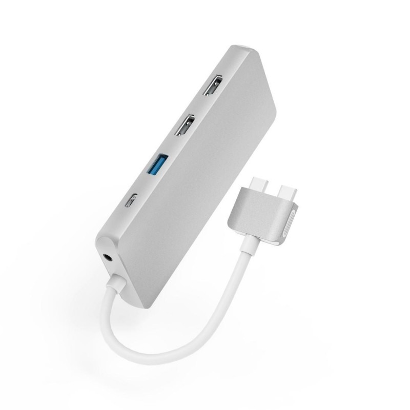 USB-C хъб Hama Connect2Mac, Multiport за Apple MacBook Air & Pro, 12 порта, HAMA-200133