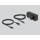 USB хъб Delock 63669, 7 x USB-A, 1 x USB-B, 5 Gbps, Превключвател, LED индикатор, Сив, DELOCK-63669