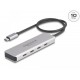 USB хъб Delock 64231, USB-C - 4 x USB-C, 10 Gbps, DELOCK-64231