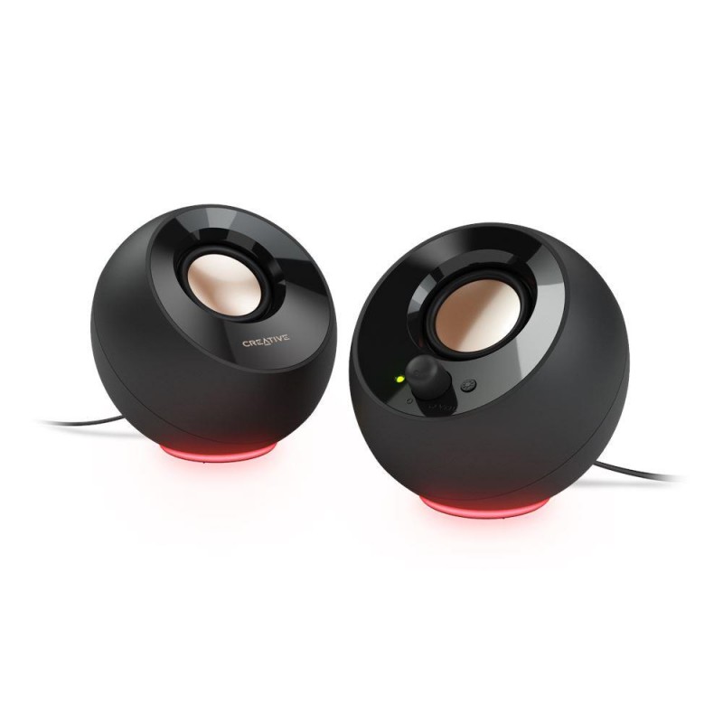 Озвучителна система Creative Pebble SE - Black, CREAT-SPEAK-PEBBLE-SE-BK