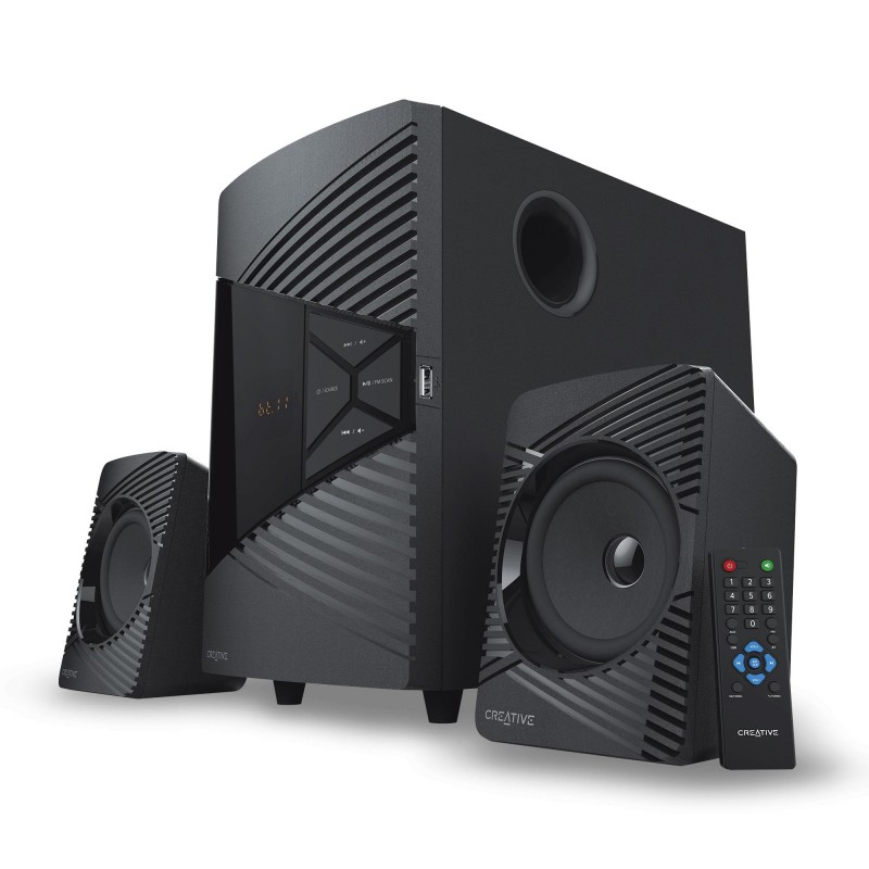 Озвучителна система Creative SBS E2500, 2.1, Bluetooth говорители, Черен-CREAT-SPEAK-SBS-E2500
