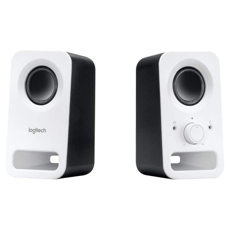 Тонколони Logitech Z150, 2.0, 3 W, 220V, Бели, LOGITECH-SP-Z150-WT