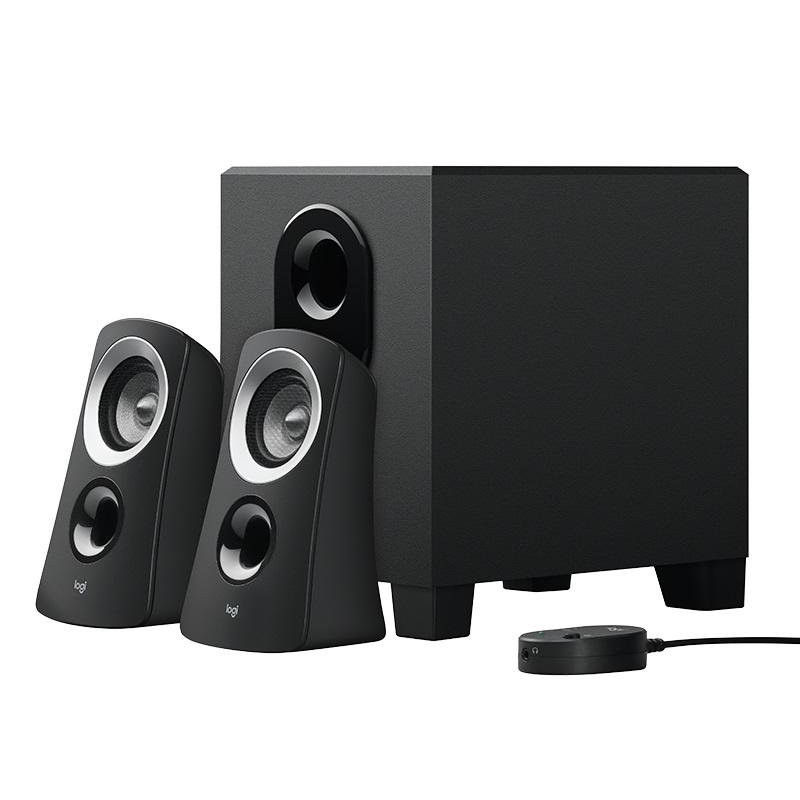 Тонколони Logitech Z313, 2.1, 25W, Черен-LOGITECH-SP-Z313