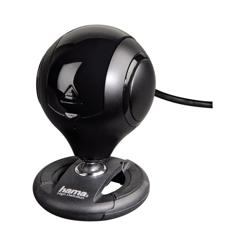 Уеб камера HAMA Spy Protect, HD, микрофон, Черна-HAMA-53950