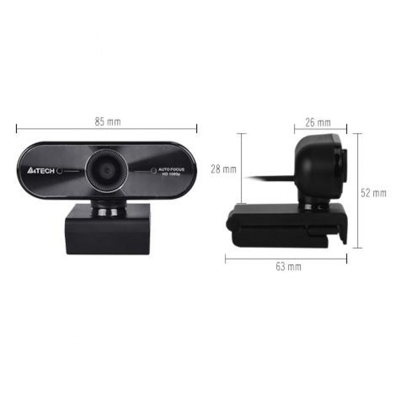 Уеб камера с микрофон A4TECH PK-940HA, Full-HD, AF, USB2.0-A4-CAM-PK-940HA