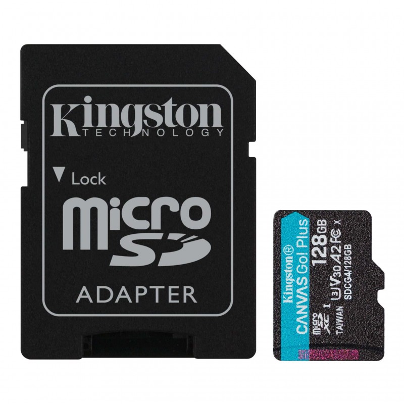 Карта памет Kingston Canvas Go! Plus Gen4 microSDXC 128GB, KIN-SDCG4-128GB