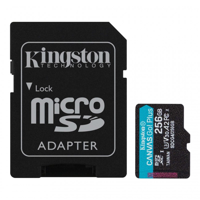 Карта памет Kingston Canvas Go! Plus Gen4 microSDXC 256GB, KIN-SDCG4-256GB