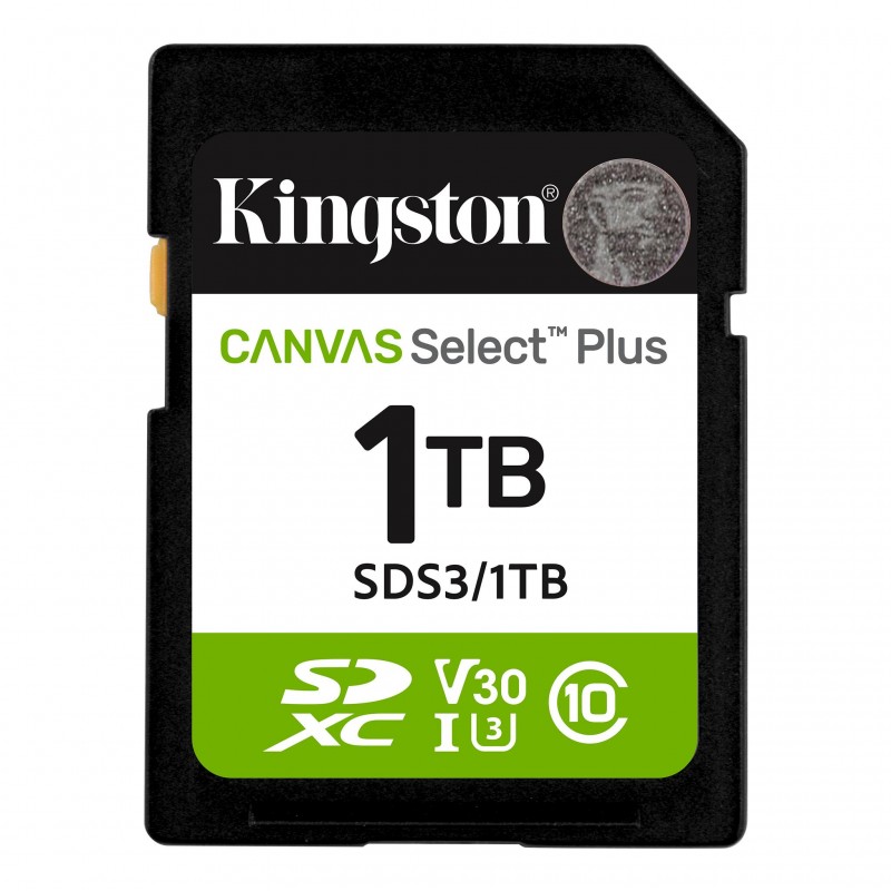 Карта памет Kingston Canvas Select Plus SD 1TB, KIN-SDS3-1TB