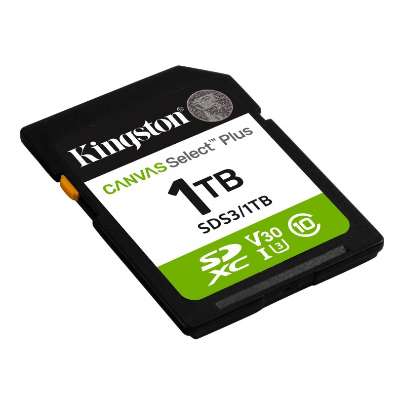 Карта памет Kingston Canvas Select Plus SD 1TB, KIN-SDS3-1TB