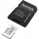 Карта памет SANDISK High Endurance micro SDHC UHS-I, A1, SD Адаптер, 128GB, Class 10, 100Mb/s, SD-SDSQQNR-128G-GN6IA