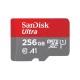 Карта памет SANDISK Ultra microSDXC, 256GB, A1, UHS-I, U1, Class 10, 150MB/s, Адаптер, SD-SDSQUAC-256G-GN6MA