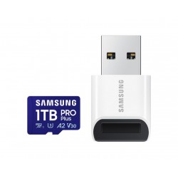 Карта памет Samsung PRO Plus 1 TB, microSDXC UHS-I Class 10, с адаптер