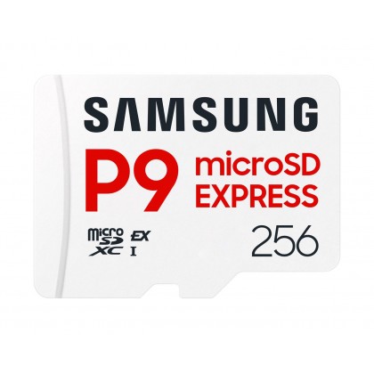 Карта памет Samsung microSDXC, 256GB, P9 Express, 800 MB/s, UHS-I 90 MB/s U3, V30, A1