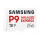 Карта памет Samsung microSDXC, 256GB, P9 Express, 800 MB/s, UHS-I 90 MB/s U3, V30, A1