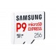 Карта памет Samsung microSDXC, 256GB, P9 Express, 800 MB/s, UHS-I 90 MB/s U3, V30, A1