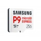 Карта памет Samsung microSDXC, 256GB, P9 Express, 800 MB/s, UHS-I 90 MB/s U3, V30, A1