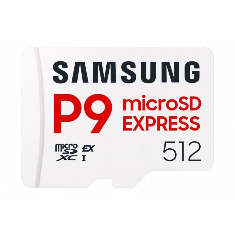 Карта памет Samsung microSDXC, 512GB P9 Express , 800 MB/s, UHS-I 90 MB/s U3, V30, A1