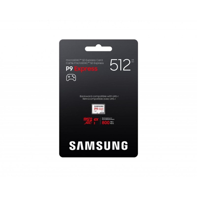 Карта памет Samsung microSDXC, 512GB P9 Express , 800 MB/s, UHS-I 90 MB/s U3, V30, A1