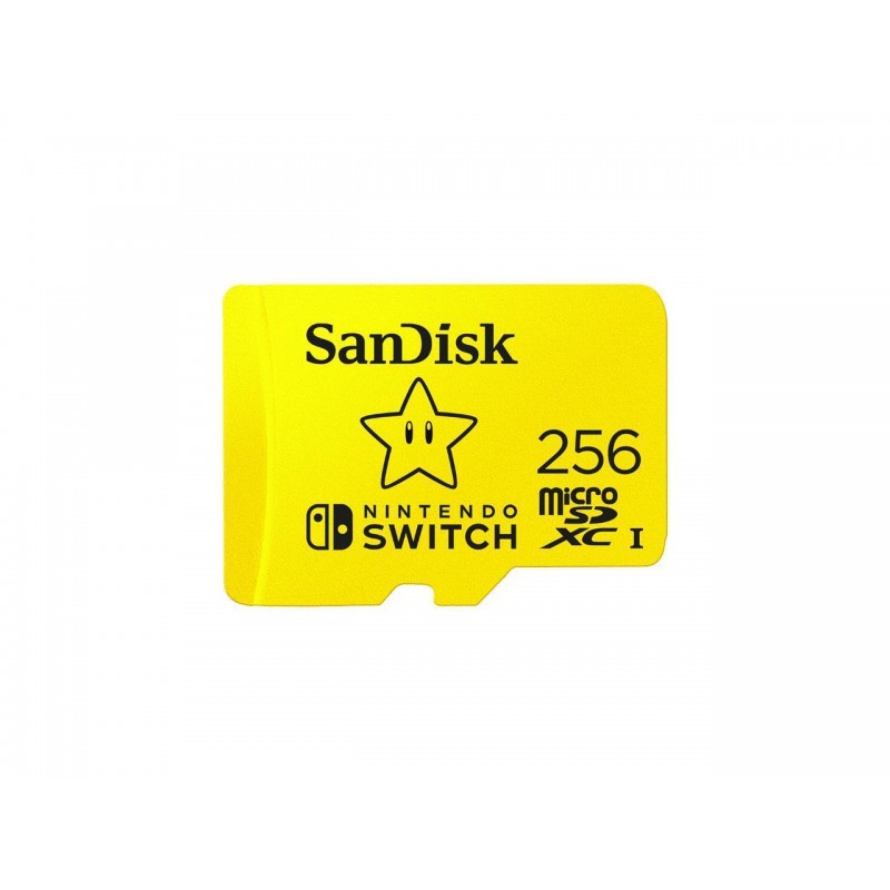 Карта памет SanDisk for Nintendo Switch, microSDXC UHS-I, 256GB, До 100MB/s, SD-SDSQXAO-256G-GNCZN