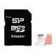 Карта памет Silicon Power Superior 64GB, microSDXC, Class 10, SD Adapter, SLP-SD-STXDV3V20SP-64GB