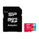 Карта памет Silicon Power Superior Gaming 128GB, microSDHC/SDXC, Class 10, A1, V30, UHS-I U3, SD Adapter, SLP-SD-STXDV3V1NSP-128GB