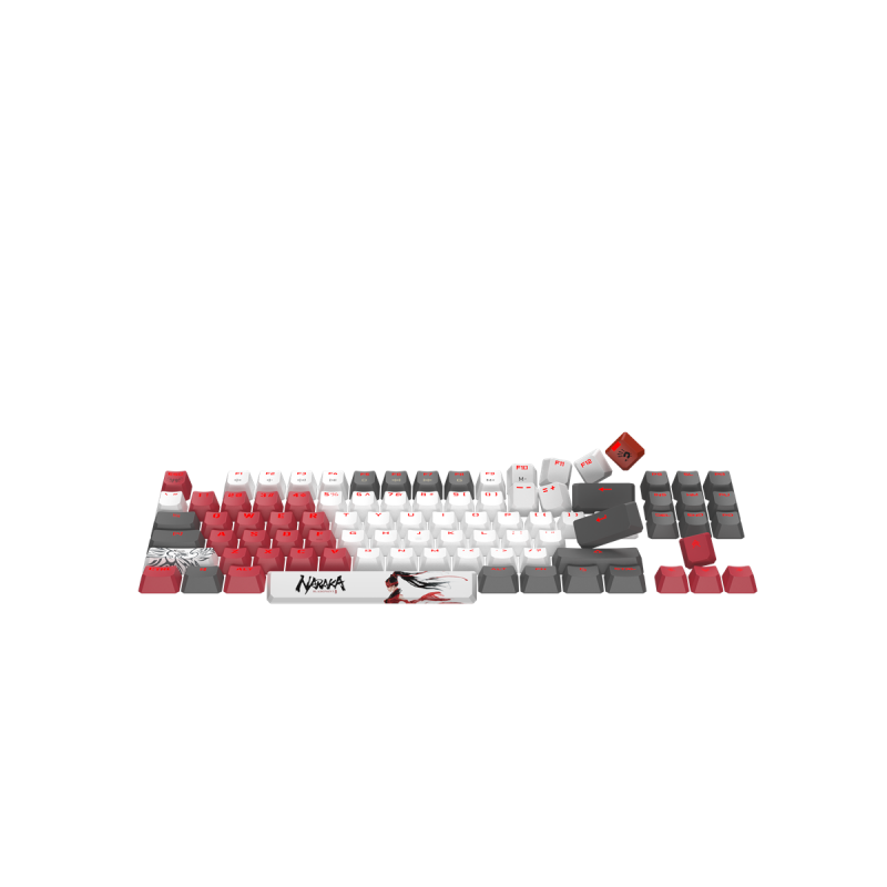 А4tech Геймърска механична  клавиатура Bloody Naraka S87  TKL Backlit red switch , USB, A4-KEY-S87-NARAKA