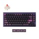 Безжична механичка клавиатура Keychron Q1 MAX Gateron Jupiter Red Switch - Purple