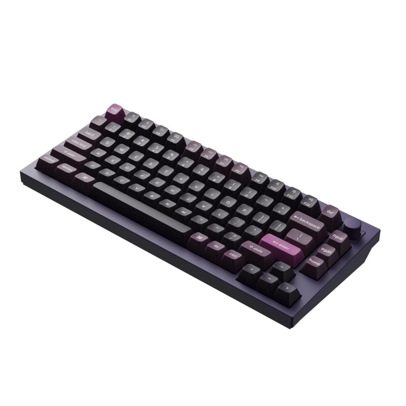 Безжична механичка клавиатура Keychron Q1 MAX Gateron Jupiter Red Switch - Purple