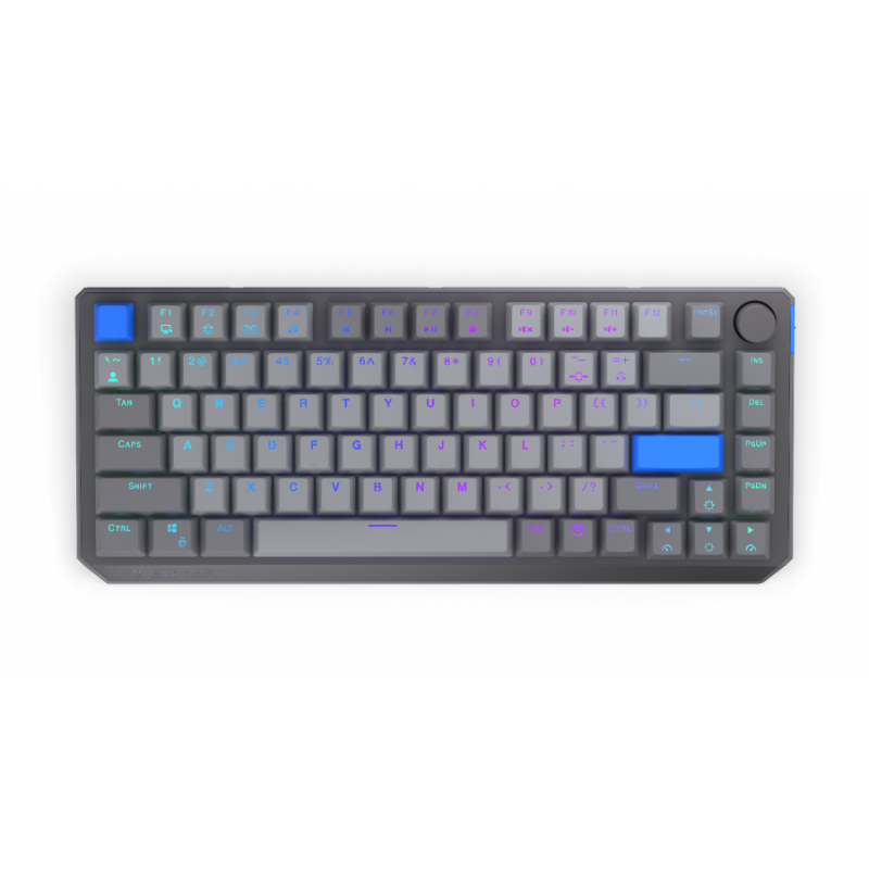 Endorfy механична клавиатура Thock Wireless V2 75%, PBT, Endorfy Yellow switch, US Layout