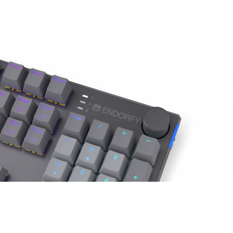 Endorfy механична клавиатура Thock Wireless V2 Full Size, PBT, Endorfy Yellow switch, US Layout