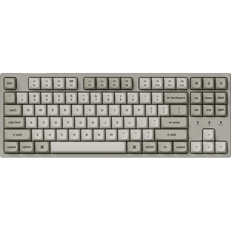 Геймърска Механична клавиатура Keychron C1 Pro 8K QMK - Super Red Switch