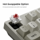Геймърска Механична клавиатура Keychron C1 Pro 8K QMK - Super Red Switch