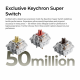 Геймърска Механична клавиатура Keychron C1 Pro 8K QMK - Super Red Switch