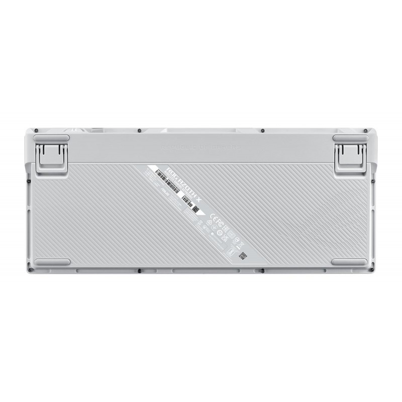 Геймърска безжична Клавиатура ASUS ROG Azoth X - White, ASUS-KEY-ROG-AZOTH-X