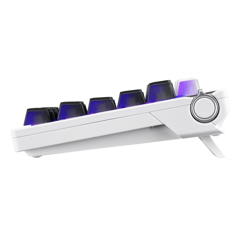 Геймърска безжична Клавиатура ASUS ROG Azoth X - White, ASUS-KEY-ROG-AZOTH-X