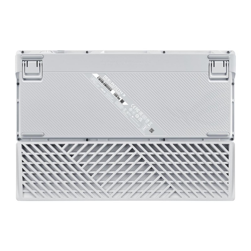 Геймърска безжична Клавиатура ASUS ROG Azoth X - White, ASUS-KEY-ROG-AZOTH-X