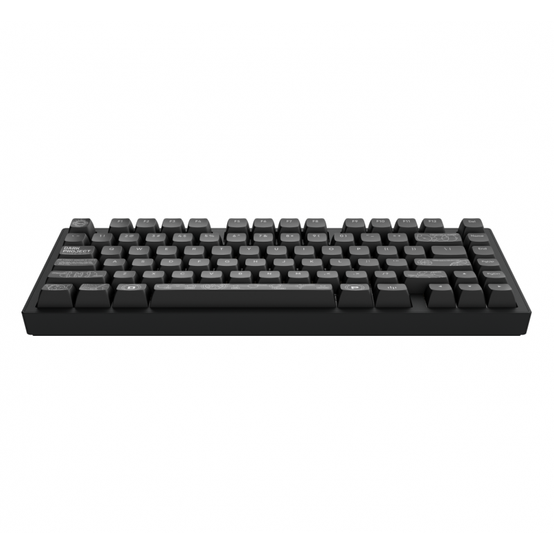 Геймърскa безжична клавиатура Dark Project ALU81A Terra Nova Black RGB, FSH-DP-KD-NOVA81-BLACK