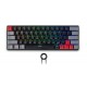 Геймърска безжична клавиатура Spartan Gear Pegasus 2 RGB Black/Grey, SG-085610