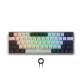 Геймърска безжична клавиатура Spartan Gear Pegasus 2 RGB White/Grey, SG-085612