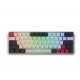 Геймърска безжична клавиатура Spartan Gear Pegasus 2 RGB White/Grey, SG-085612