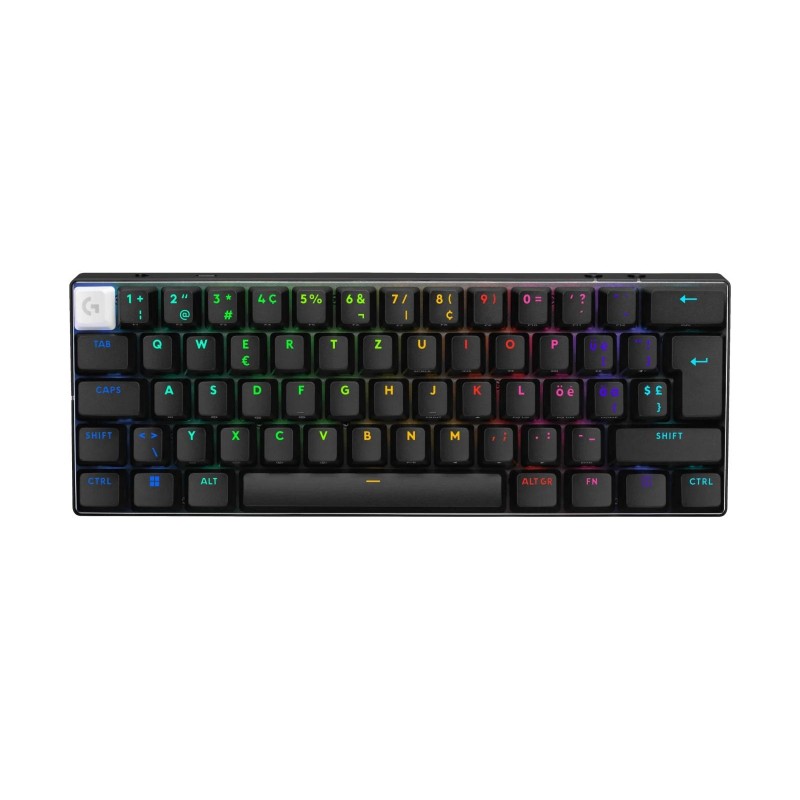 Геймърска клавиатура Logitech Pro X 60 Tactile black, KEYCONTROL, LIGHTSYNC, RGB, Черна, LOGITECH-KEY-PRO-X-60-BK