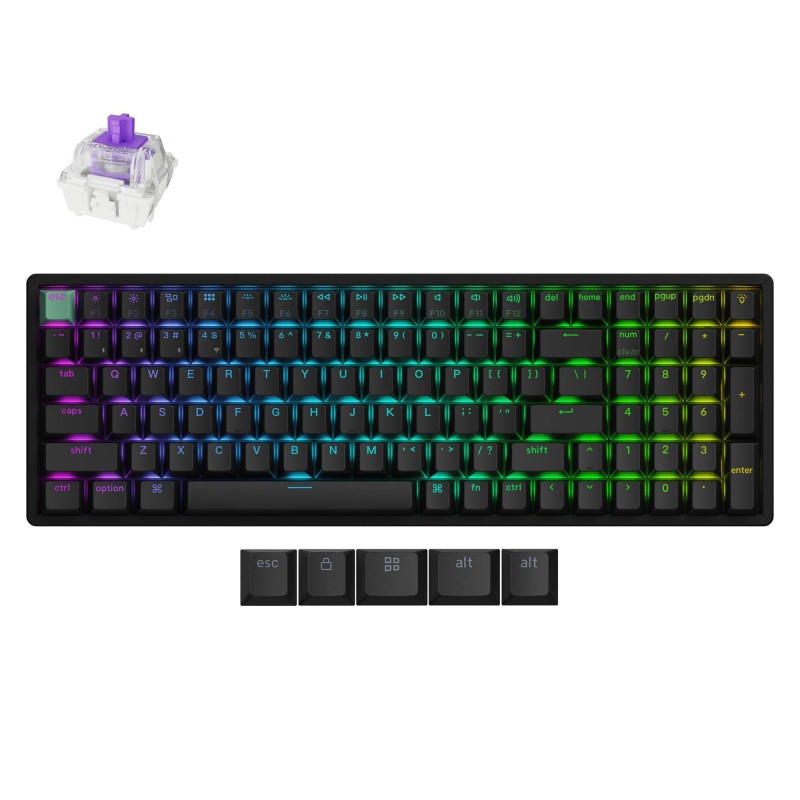 Геймърска механична клавиатура Keychron K4 HE Standard Edition - Wireless, Full Size, KEYCHRON-KEY-K4H-J1