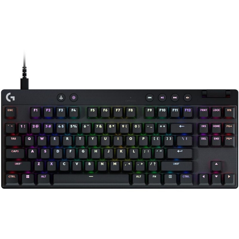 Геймърска механична клавиатура Logitech G Pro X RAPID TKL - Tactile Switch, LOGITECH-KEY-GPRO-TKL-R-B