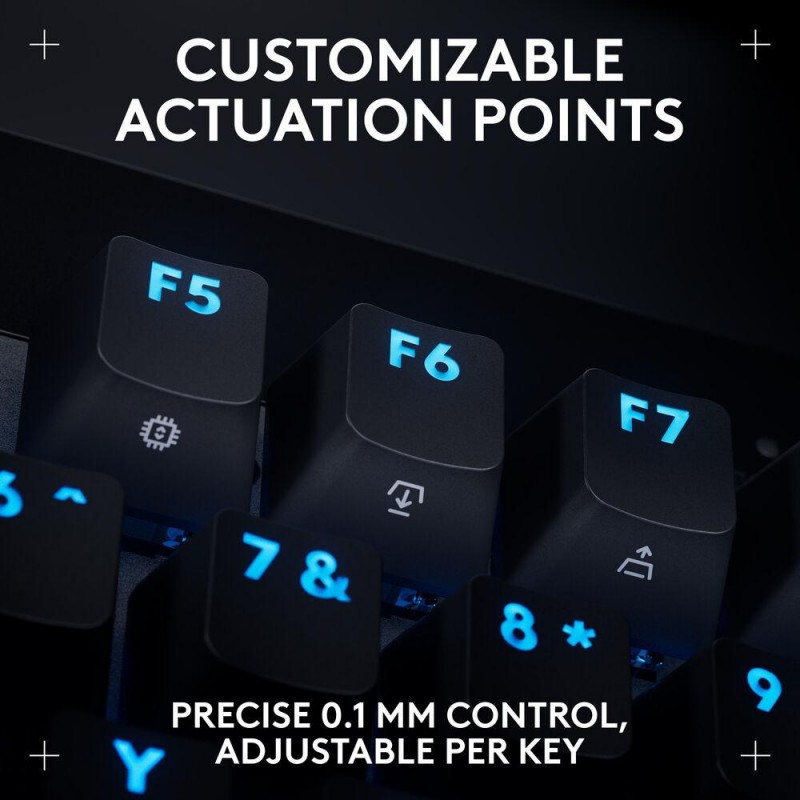 Геймърска механична клавиатура Logitech G Pro X RAPID TKL - Tactile Switch, LOGITECH-KEY-GPRO-TKL-R-B