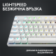 Геймърска механична клавиатура Logitech G Pro X TKL White Lightspeed Tactile Switch, LOGITECH-KEY-GPRO-X-TKL-W