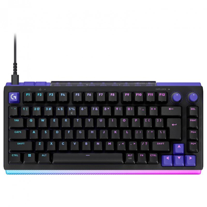 Геймърска механична клавиатура Logitech G512 X 75 - Dual Swap Analog/Mechanical Switch - Black